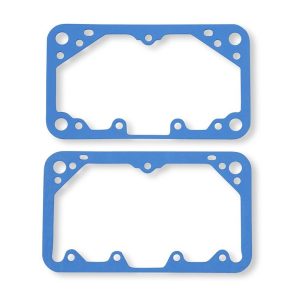 Holley Carburetor Float Bowl Gasket, For Use with Holley Model 4500/4175/4150/4160 Carburetors, Primary, Gasoline, Blue, Non-Stick – 26-124