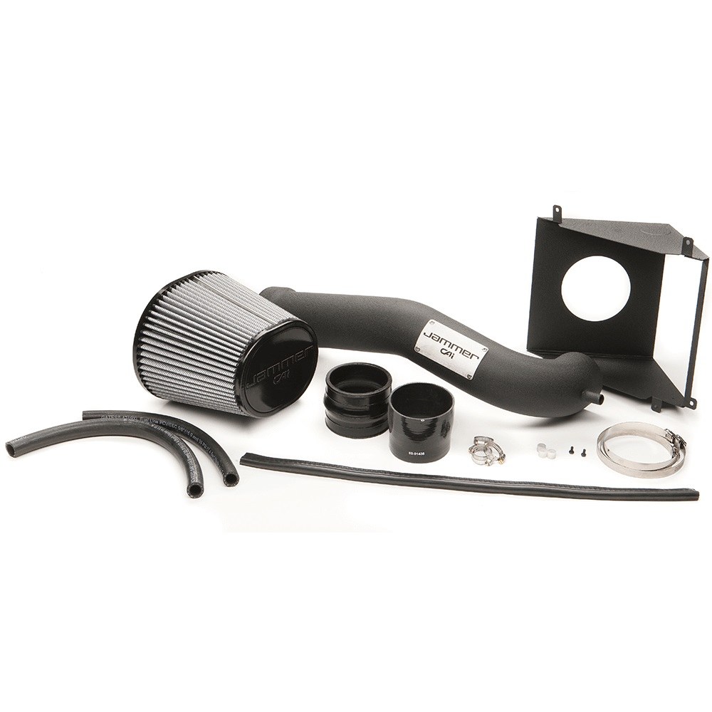 Holley Cold Air Intake, Jammer, With Black Powder Coated Aluminium Tube/ Black Filter Box/ 3 Layer Dry Performance Air Filter – 283140-D