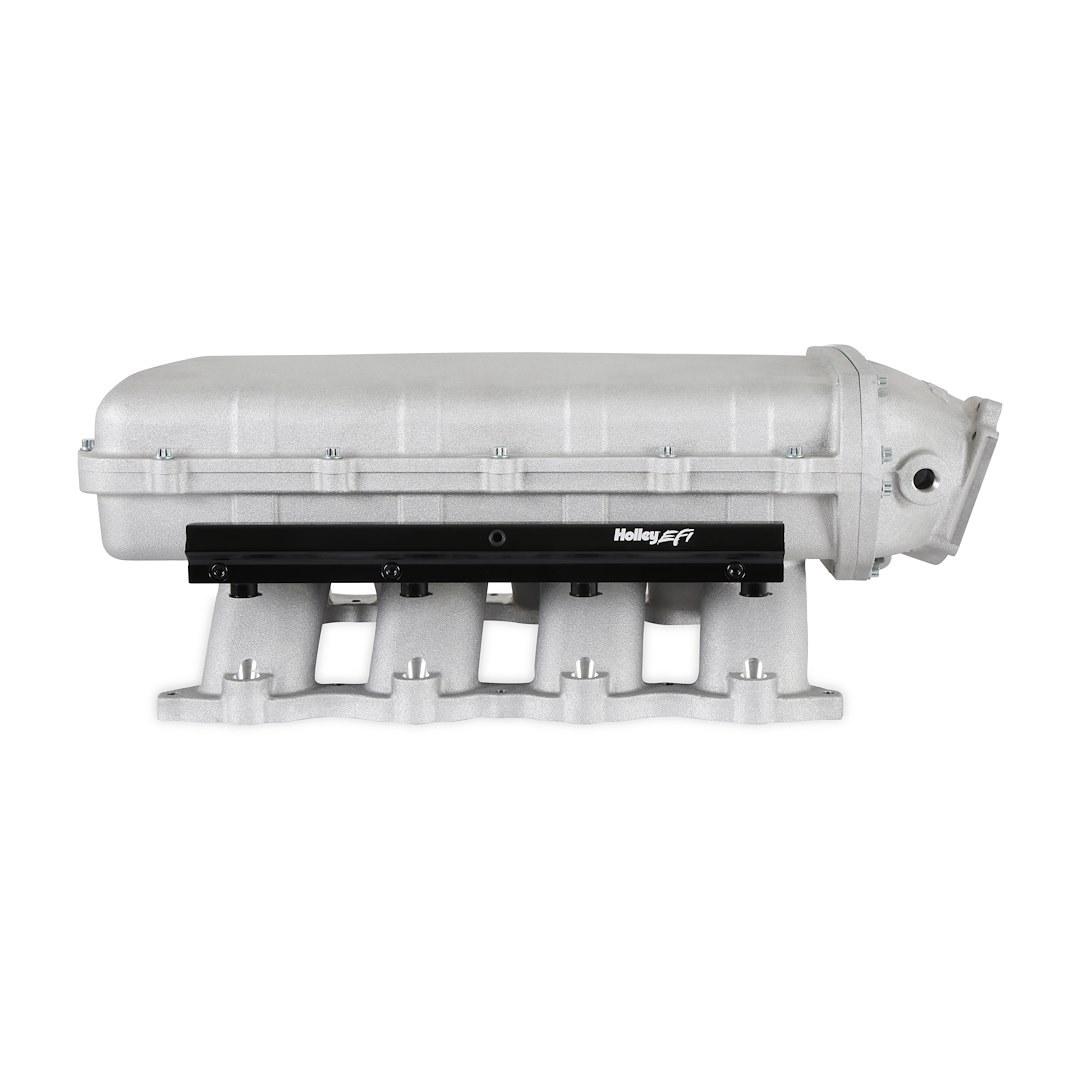 Holley Intake Manifold, Efi, For Use with 2015 to 2020 GT350/ 2019 to 2022 GT500 Ford Coyote Engines, Fuel Injected, Aluminum, Non-EGR – 300-912