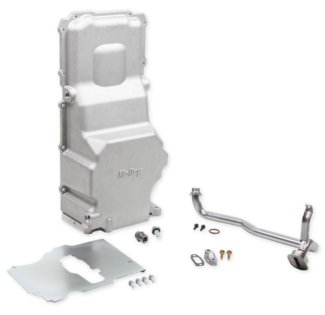 Holley Oil Pan, For Retro Fit of GM Ls Series Engine Into 1955-1987 GM Muscle Car/ Classic Car/ Trucks, Will Clear Up to 4.00 Inch Stroke – 302-3