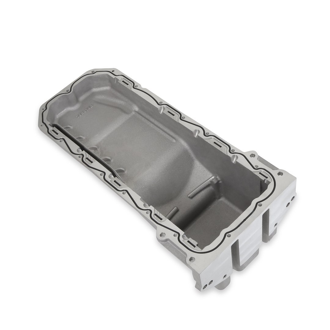Holley Oil Pan, Fits Gen III Hemi Hellcat 2015-Up 6.2L Supercharged Engines, Street, 6.2 Quarts, With Windage Tray, For Use with Dipstick – 302-63