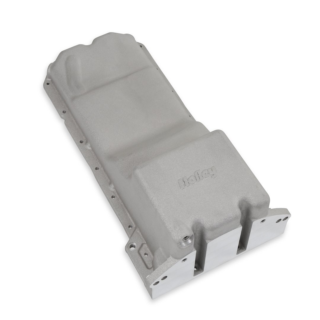 Holley Oil Pan, Fits Gen III Hemi Hellcat 2015-Up 6.2L Supercharged Engines, Street, 6.2 Quarts, With Windage Tray, For Use with Dipstick – 302-63