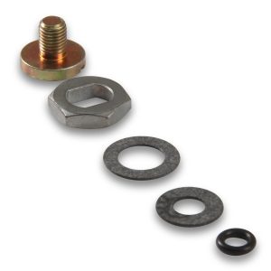 Holley Carburetor Needle and Seat Hardware, For Use with Externally Adjustable Float, With 1 Each: Adjusting Nut with Gasket – 34-7