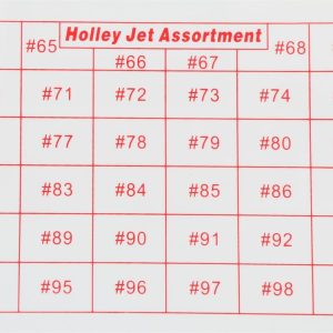 Holley Carburetor Metering Jet, For Use with Holley Two and Four Barrel Carburetors, Gasoline – 36-181