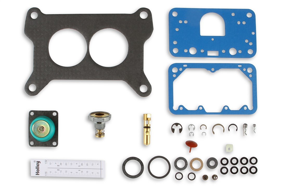 Holley Carburetor Rebuild Kit, For Use with Holley Carburetor R4412/ 4412-1/ 4412-2/ 4412-3/ 9011/ 84412, With Gaskets, Needle and Seats – 37-474