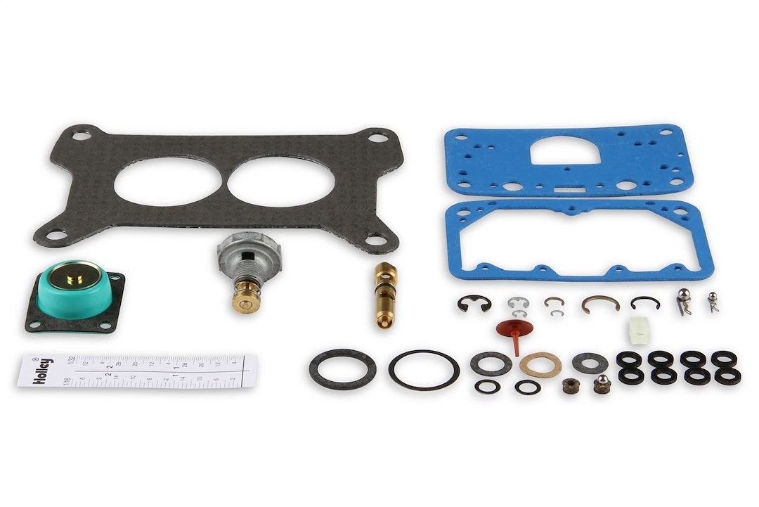 Holley Carburetor Rebuild Kit, For Use with Holley Carburetor R4412/ 4412-1/ 4412-2/ 4412-3/ 9011/ 84412, With Gaskets, Needle and Seats – 37-474