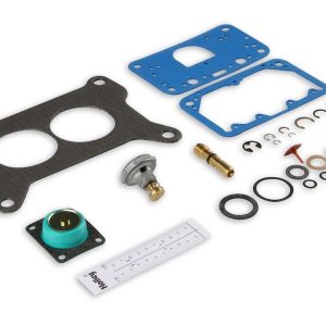 Holley Carburetor Rebuild Kit, For Use with Holley Carburetor R4412/ 4412-1/ 4412-2/ 4412-3/ 9011/ 84412, With Gaskets, Needle and Seats – 37-474
