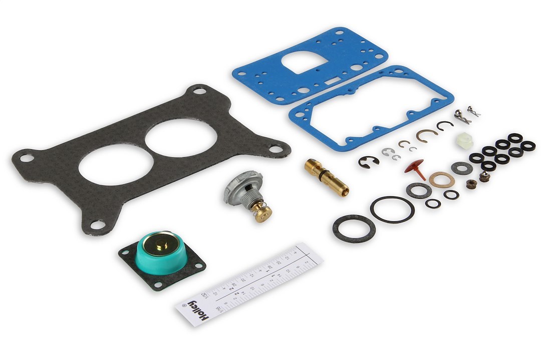 Holley Carburetor Rebuild Kit, For Use with Holley Carburetor R4412/ 4412-1/ 4412-2/ 4412-3/ 9011/ 84412, With Gaskets, Needle and Seats – 37-474