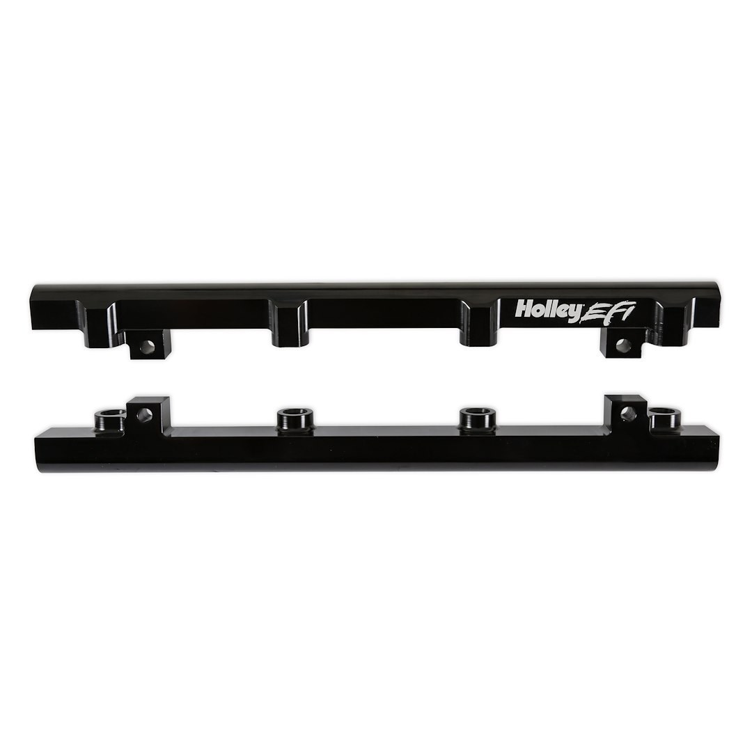 Holley Fuel Injector Rail, Efi, For Use with GM LS1/ LS2/ LS6 Engines, Anodized, Black, Aluminum – 534-269