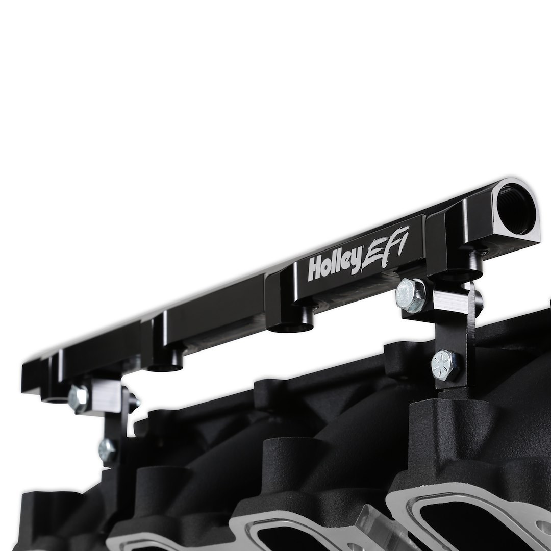 Holley Fuel Injector Rail, Efi, For Use with GM LS1/ LS2/ LS6 Engines, Anodized, Black, Aluminum – 534-269