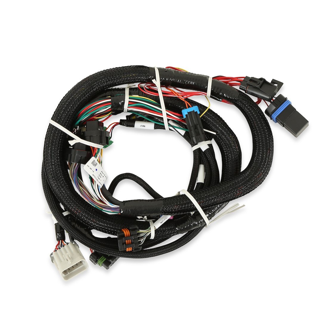 Holley Fuel Injection System, Hp Series, For Use with GM LS1/ LS6 with 24X Crank Sensor, With ECU/ Main Harness/ Injector Harness/ Sensors – 550-602