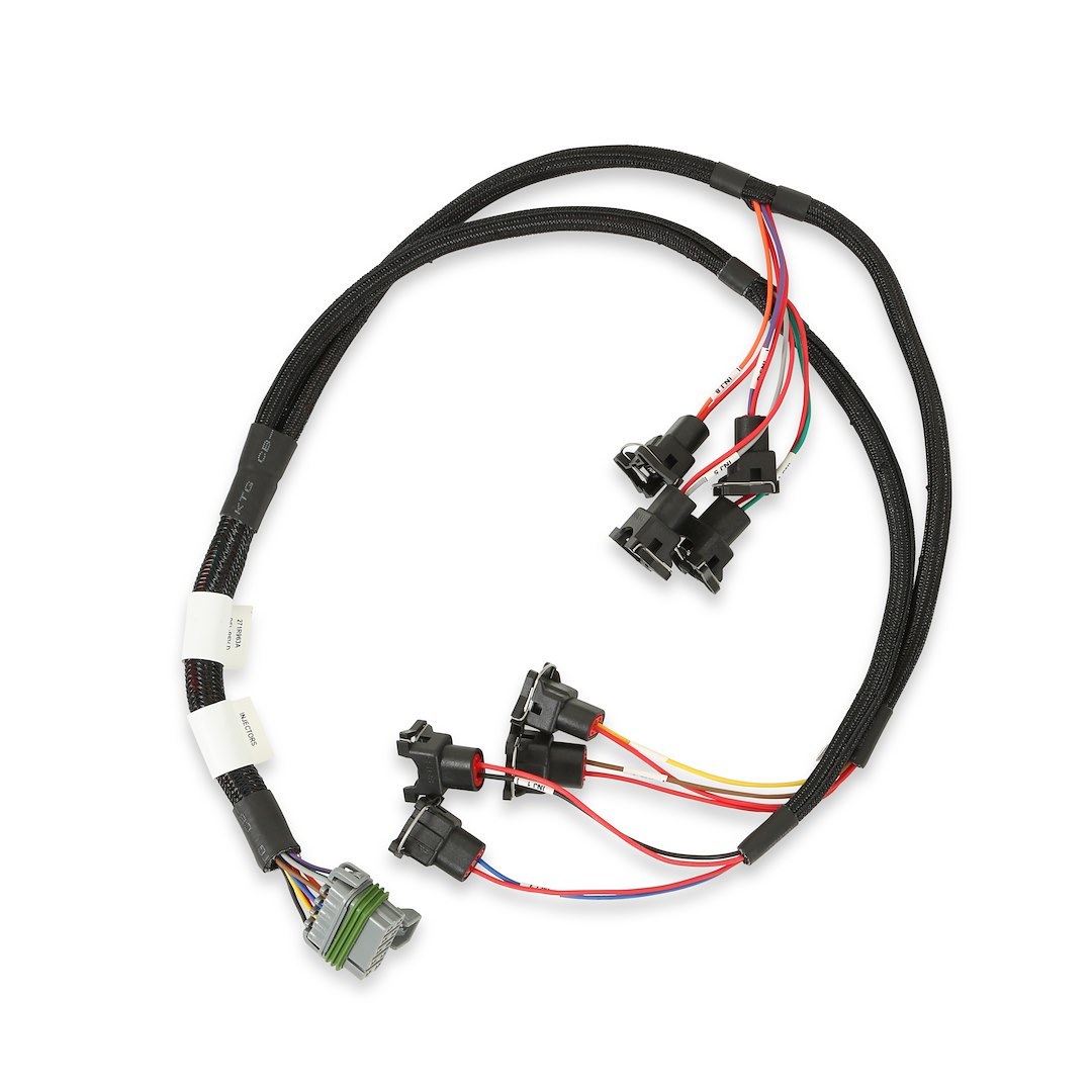 Holley Fuel Injection System, Hp Series, For Use with GM LS1/ LS6 with 24X Crank Sensor, With ECU/ Main Harness/ Injector Harness/ Sensors – 550-602