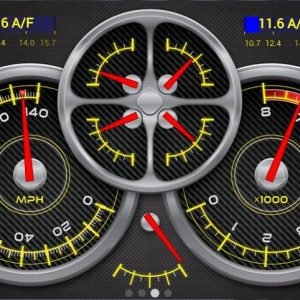 Holley Digital Dash, Efi, For Use with All Holley Efi Systems, 7 Inch Color Touch Screen/ 800X480 Resolution/ Auto Brightness – 553-106