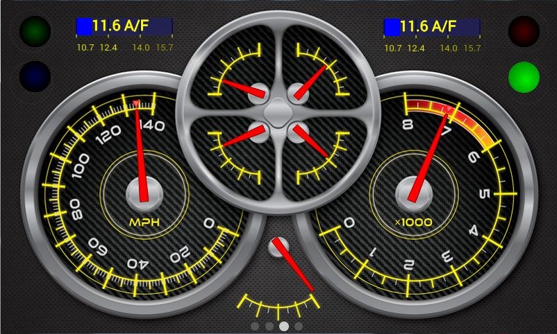 Holley Digital Dash, Efi, For Use with All Holley Efi Systems, 7 Inch Color Touch Screen/ 800X480 Resolution/ Auto Brightness – 553-106