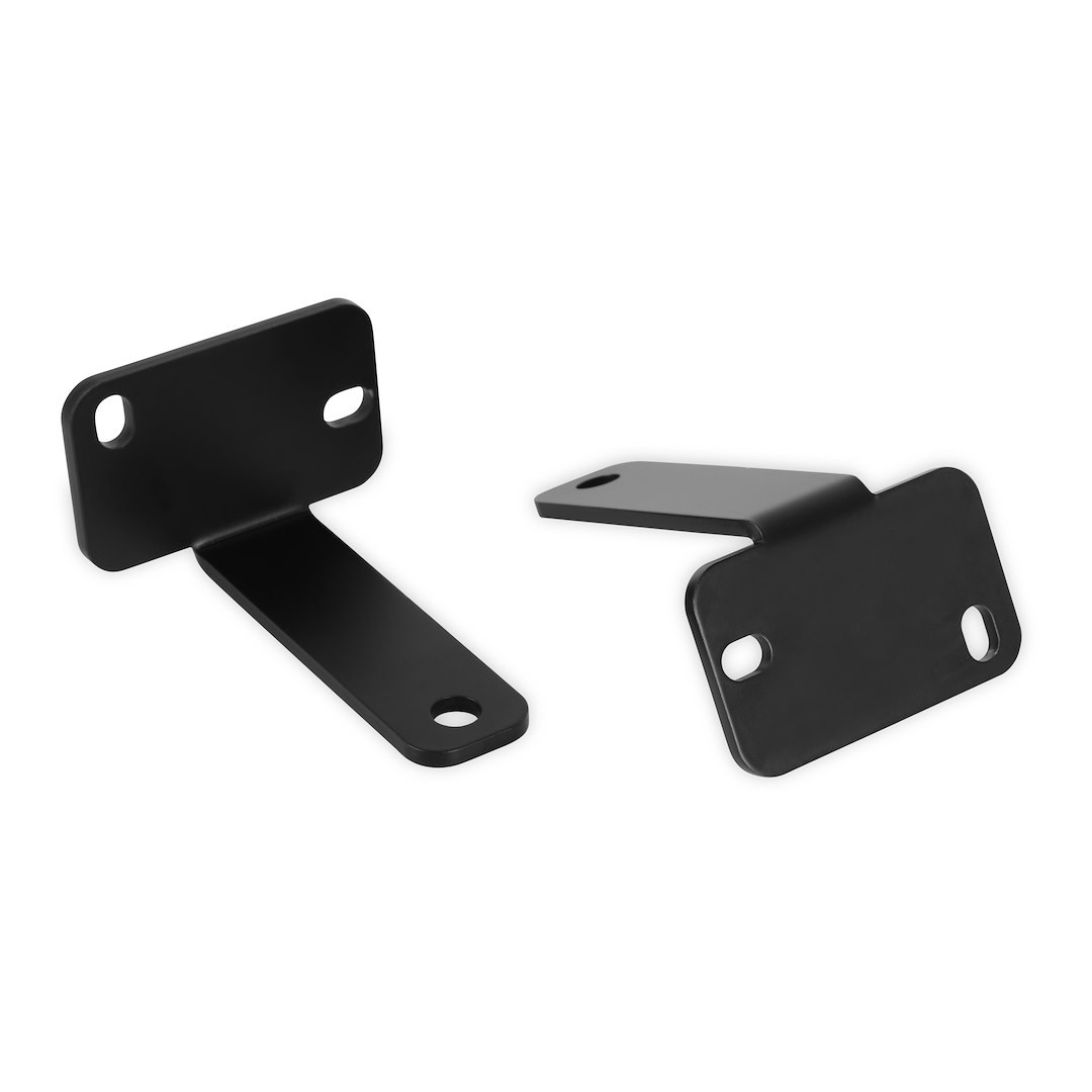 Holley Bumper Light Mount, Anvil Off Road, For 20 Inch Light Bar, Steel, Black, Powder Coated, With Mounting Hardware, Set of 2 – 628-32AOR