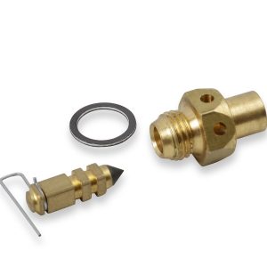 Holley Carburetor Needle and Seat, For Use with Most Holley Performance Carburetors, High Flow, Non-Adjustable, 0.0785 Inch Seat Size, Viton – 6-511