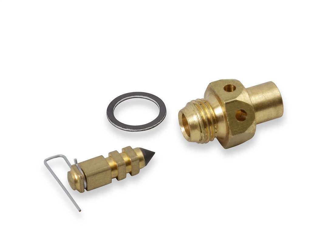 Holley Carburetor Needle and Seat, For Use with Most Holley Performance Carburetors, High Flow, Non-Adjustable, 0.0785 Inch Seat Size, Viton – 6-511