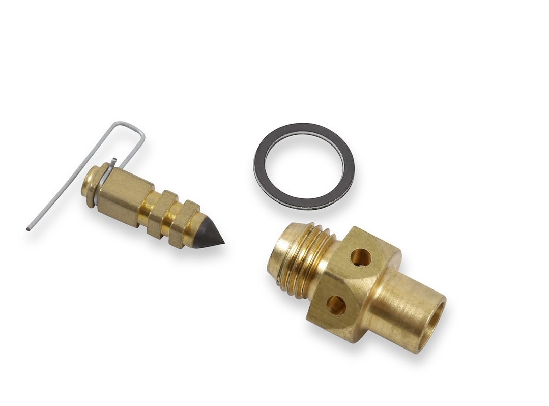Holley Carburetor Needle and Seat, For Use with Most Holley Performance Carburetors, High Flow, Non-Adjustable, 0.0785 Inch Seat Size, Viton – 6-511