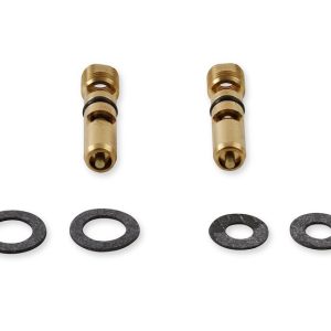 Holley Carburetor Needle and Seat, For Use with Most Holley Performance Carburetors, High Flow, Adjustable, 0.120 Inch Seat Size, Steel – 6-518-2
