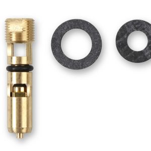 Holley Carburetor Needle and Seat, For Use with Most Holley Performance Carburetors, High Flow, Adjustable, 0.150 Inch Seat Size, Titanium – 6-521