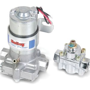 Holley Fuel Pump Electric, 70 Gph Flow Rate at 9 PSI, 14 PSI Max Pressure, With Regulator, 3/8 Inch NPT Inlet/Outlet – 712-802-1