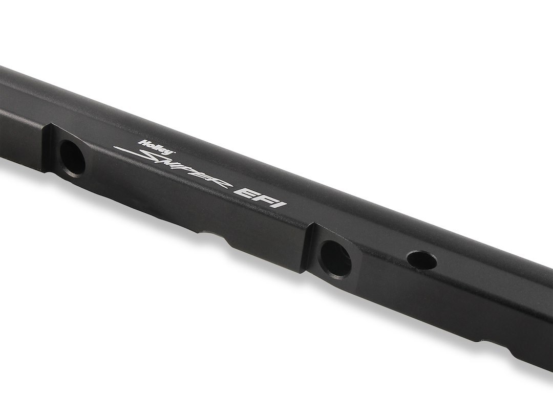 Holley Fuel Injector Rail, For Use with OEM LS3 V8 Intake Manifolds, Aluminum, 11/16 Inch Bore Diameter, -8 AN Threads – 850013
