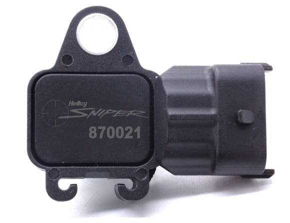 Holley Manifold Absolute Pressure Sensor, For Use with Applications Up to 25 Pounds of Boost, GM Style, 2.5 Bar/ 36.2 PSI – 870021