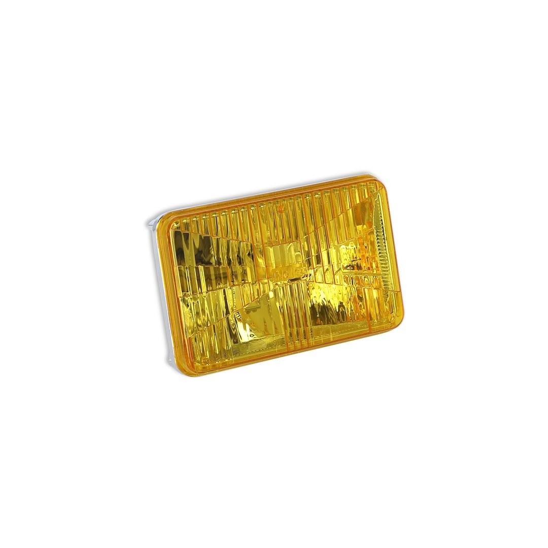Holley Headlight Conversion Kit, Retrobright, Replaces Old-School Sealed Beam Headlight, 4 Inch X 6 Inch Rectangular – LFRB101