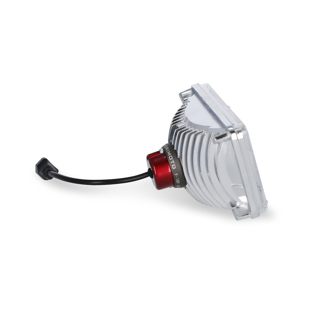 Holley Headlight Conversion Kit, Retrobright, Replaces Old-School Sealed Beam Headlight, 4 Inch X 6 Inch Rectangular – LFRB121
