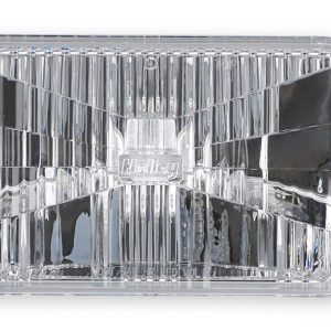 Holley Headlight Conversion Kit, Retrobright, Replaces Old-School Sealed Beam Headlight, 4 Inch X 6 Inch Rectangular – LFRB140-1
