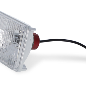 Holley Headlight Conversion Kit, Retrobright, Replaces Old-School Sealed Beam Headlight, 4 Inch X 6 Inch Rectangular – LFRB141