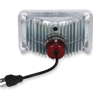Holley Headlight Conversion Kit, Retrobright, Replaces Old-School Sealed Beam Headlight, 4 Inch X 6 Inch Rectangular – LFRB141