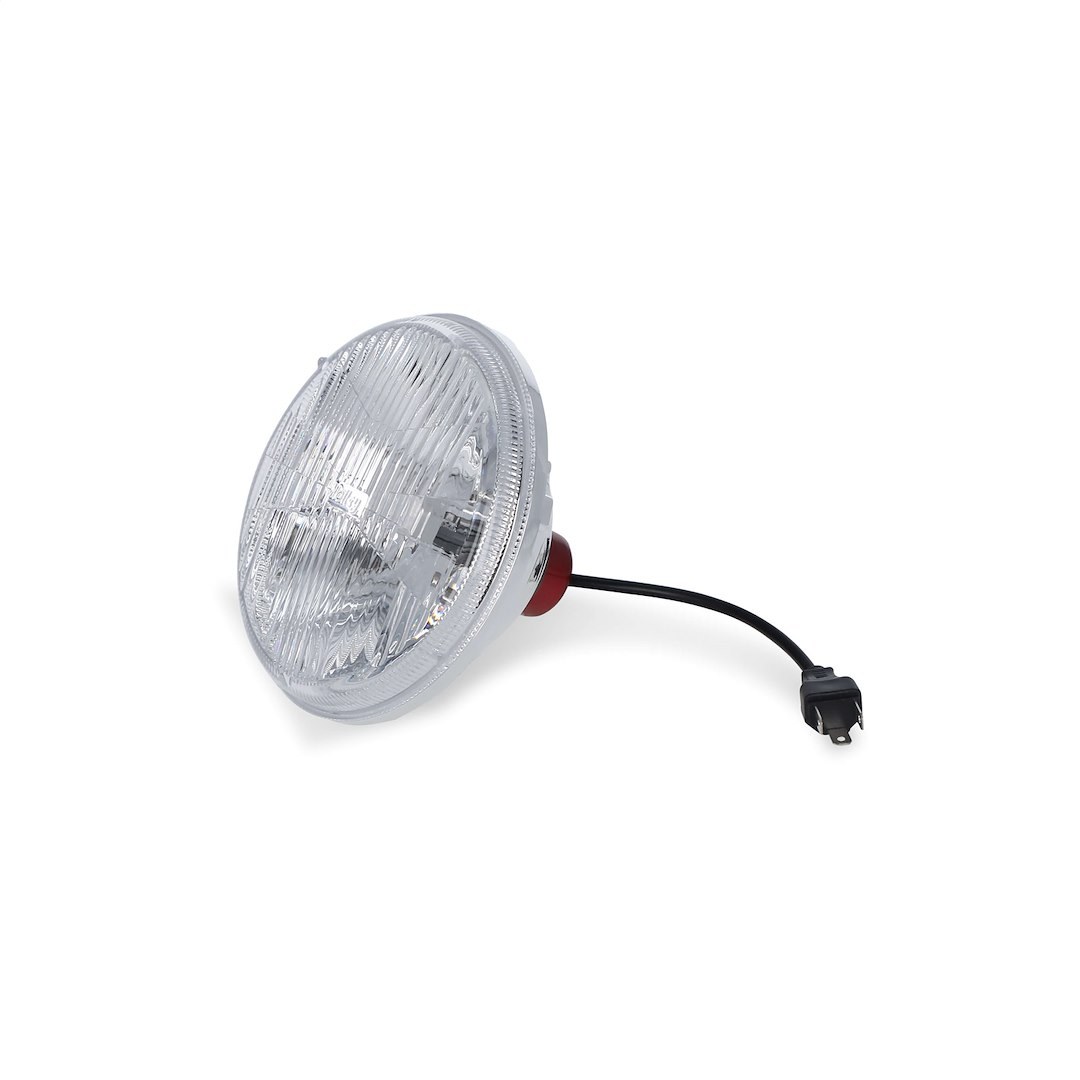 Holley Headlight Conversion Kit, Retrobright, Replaces Old-School Sealed Beam Headlight, 7 Inch Round, Polycarbonate Lined Lens – LFRB155