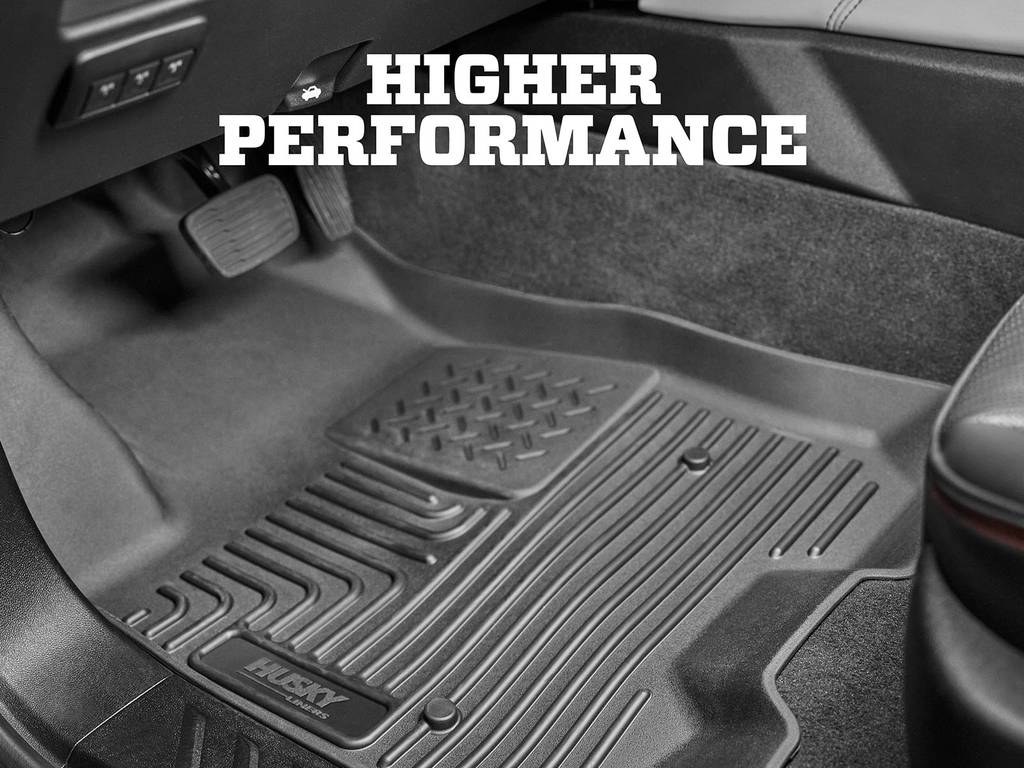 Husky Liners Floor Liner, Weatherbeater™, Black, Molded Fit, Raised Ridge, Tpo (thermoplastic Olefin), 1 Piece – 12761