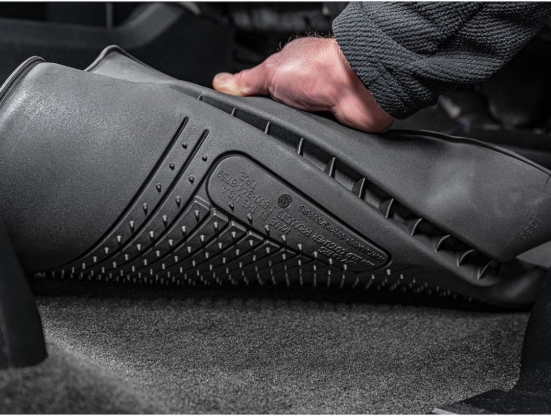 Husky Liners Floor Liner, Weatherbeater™, Black, Raised Ridge, Tpo (thermoplastic Olefin), 1 Piece – 14721