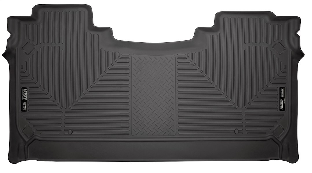 Husky Liners Floor Liner, Weatherbeater™, Black, Molded Fit, Smooth Arcing Ribs/ Raised Heel Pad, Tpo (thermoplastic Olefin), 1 Piece – 14731