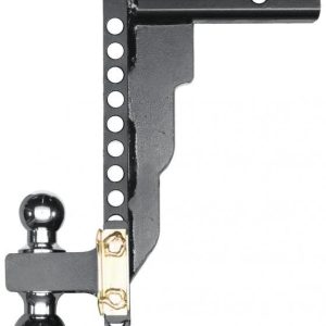Husky Liners Trailer Hitch Ball Mount, Class II, For 2 Inch Receivers, 7500 Pound Gross Trailer Weight/ 750 Pound Tongue Weight – 17206