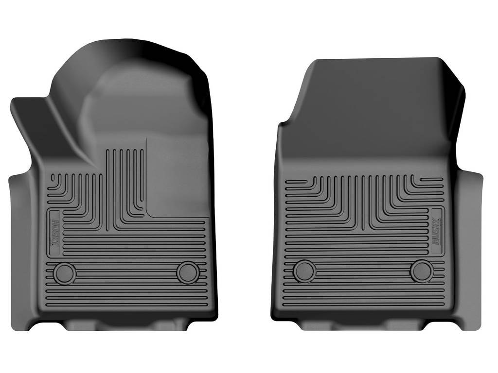 Husky Liners Floor Liner, Weatherbeater™, Black, Raised Ridge, Tpo (thermoplastic Olefin), 2 Piece – 18151