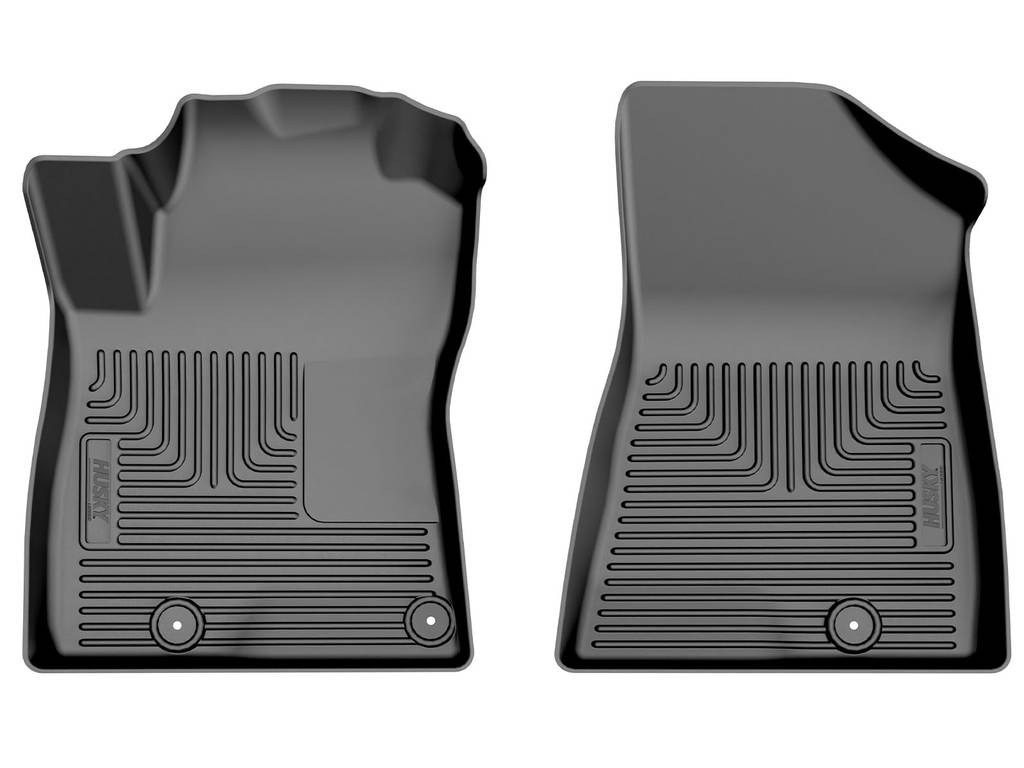 Husky Liners Floor Liner, Weatherbeater™, Black, Molded Fit, Raised Ridge, Tpo (thermoplastic Olefin), 2 Piece – 18161