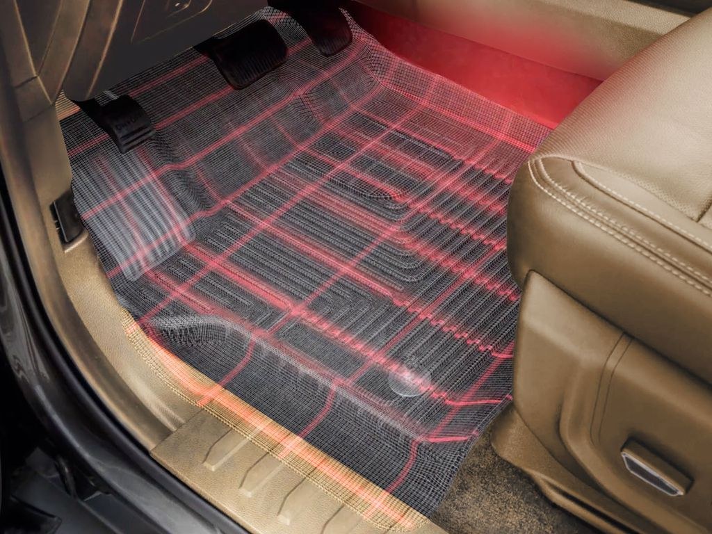 Husky Liners Floor Liner, Weatherbeater™, Black, Molded Fit, Raised Ridge, Tpo (thermoplastic Olefin), 2 Piece – 18161