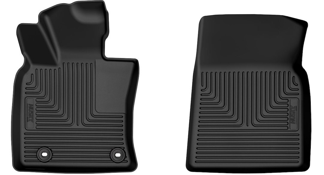Husky Liners Floor Liner, Weatherbeater™, Black, Raised Ridge, Tpo (thermoplastic Olefin), 2 Piece – 18261