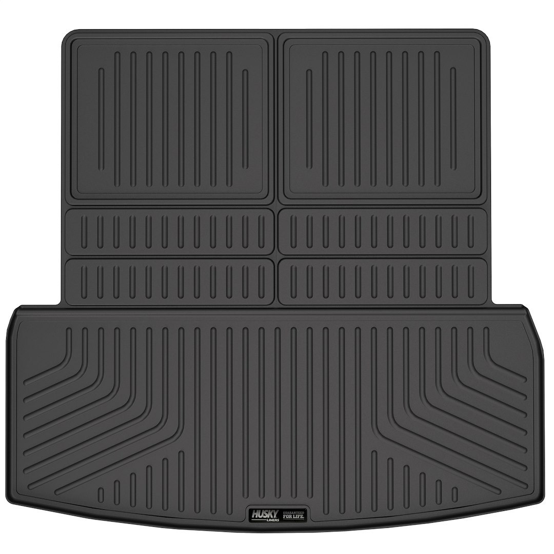 Husky Liners Cargo Area Liner, Weatherbeater™, Black, Thermoplastic Olefin, To Back of 2ND Seat – 23701