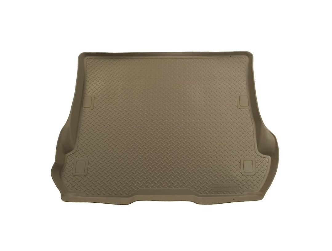 Husky Liners Cargo Area Liner, Classic Style ™, Tan, Rubber, To Back of 2ND Seat – 23803