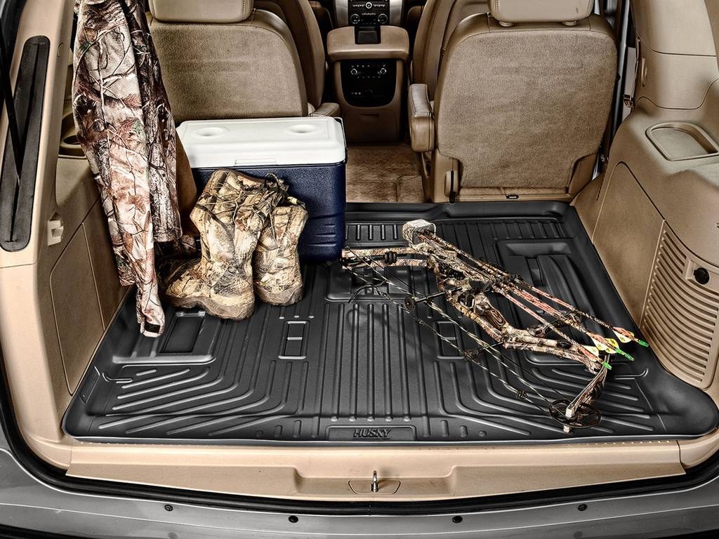Husky Liners Cargo Area Liner, Weatherbeater™, Black, Raised Edge, Tpo (thermoplastic Olefin), Non-Skid – 24781