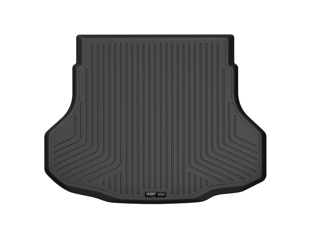 Husky Liners Cargo Area Liner, Weatherbeater™, Raised Edge, Black, Tpo (thermoplastic Olefin), Trunk – 25121