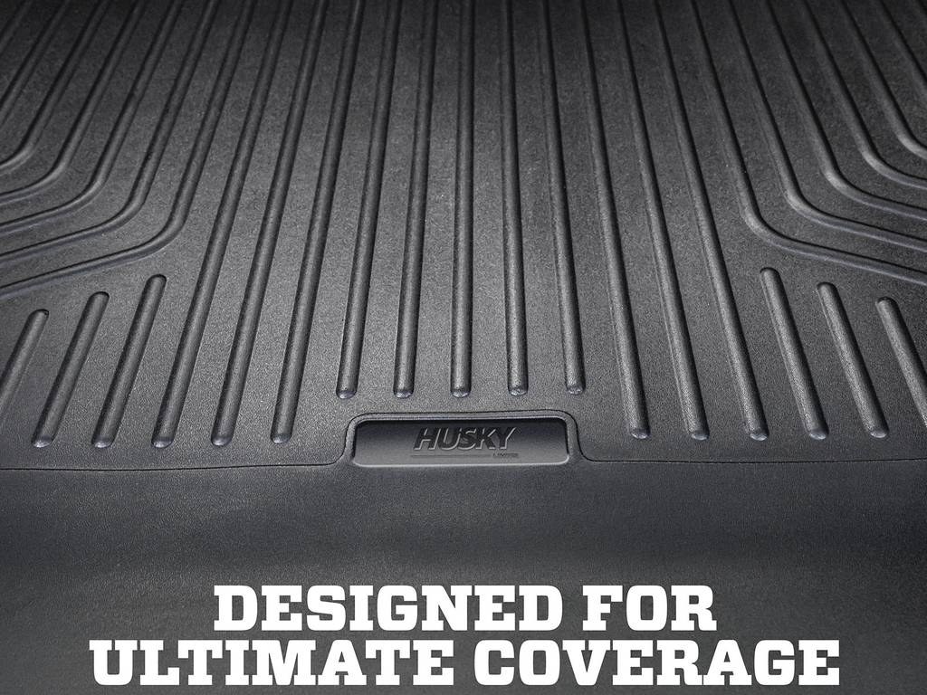 Husky Liners Cargo Area Liner, Weatherbeater™, Black, Raised Ridge, Tpo (thermoplastic Olefin), Non-Skid, Behind 3RD Row Seatback – 25441