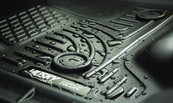 Husky Liners Cargo Area Liner, Weatherbeater™, Raised Edge, Black, Tpo (thermoplastic Olefin), Trunk – 25701