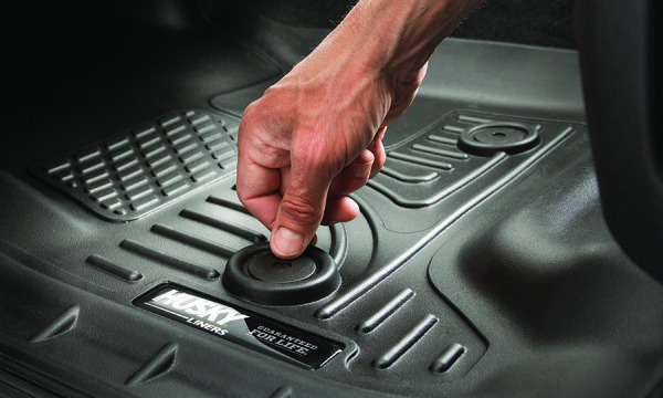 Husky Liners Cargo Area Liner, Weatherbeater™, Raised Edge, Black, Tpo (thermoplastic Olefin), Trunk – 25701