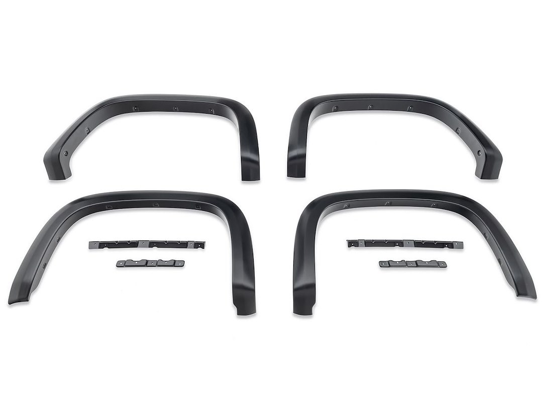 Husky Liners Fender Flare, Low Profile OE Style, Black, ABS Thermoplastic, Set of 4 – 2803910