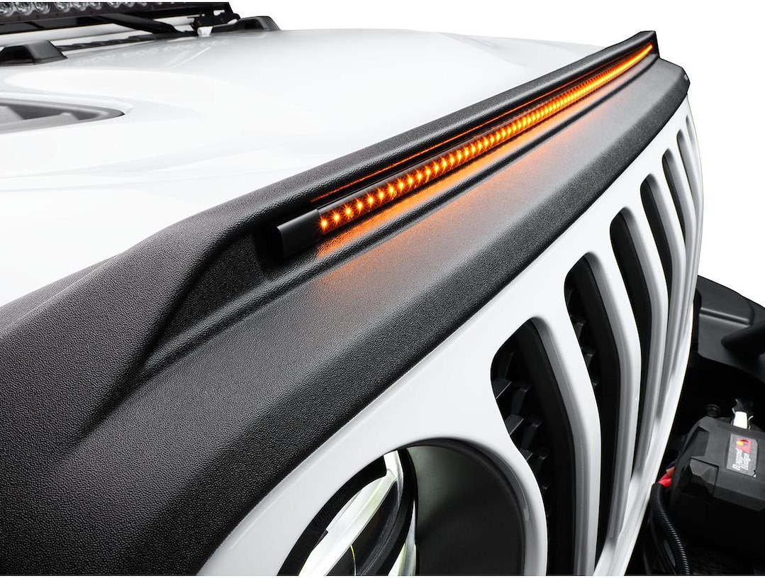 Husky Liners Bug Shield, Aeroskin® Lightshield™ Pro, Low Profile, Black, Thermoplastic Olefin (tpo) – 2820232